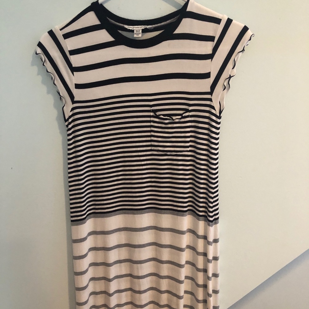 AE Women’s Shift T-shirt Striped Dress